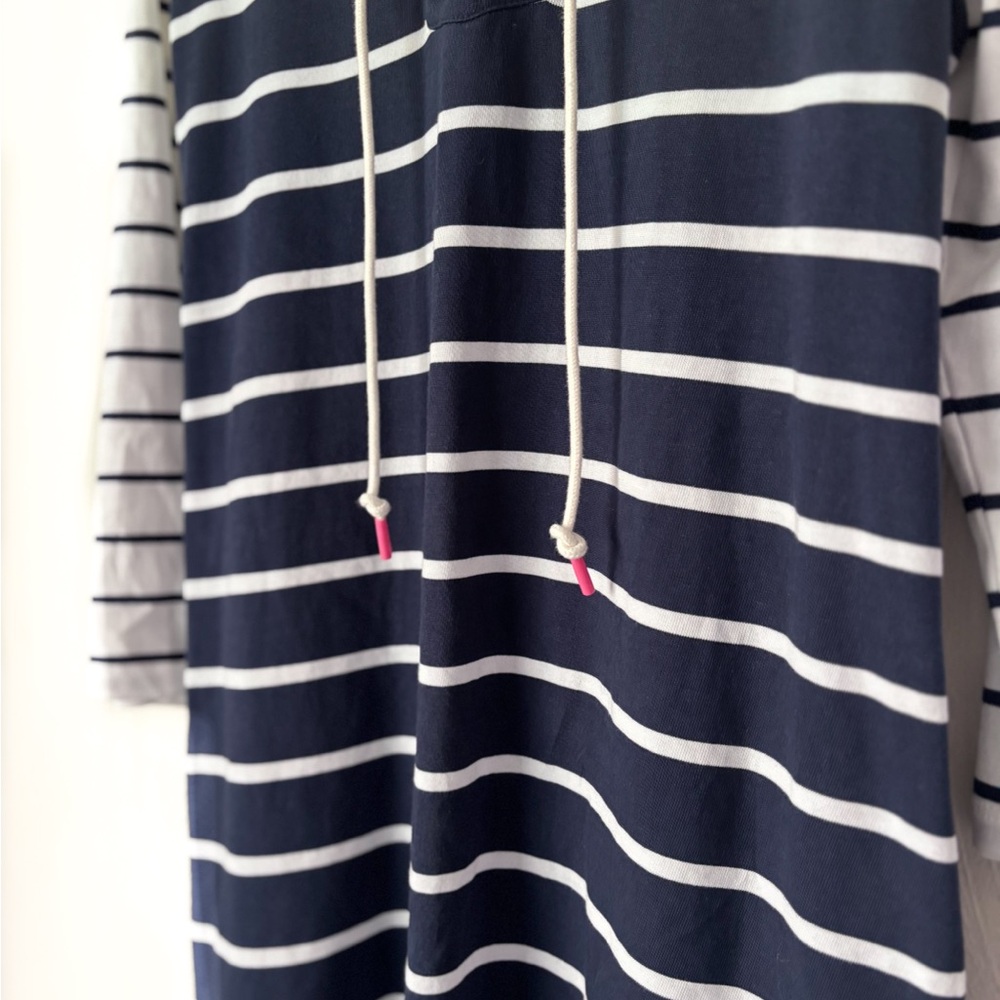 NWT Tommy Bahama Floricita Stripe Shift Dress Navy/White Stripes Size Medium - Picture 4 of 7